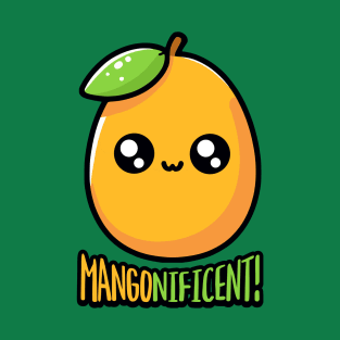 Mangonificent! Cute Mango Pun T-Shirt