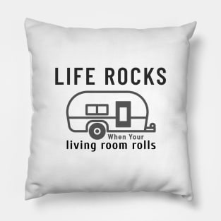 Life Rocks when Your Living Room Rolls Pillow