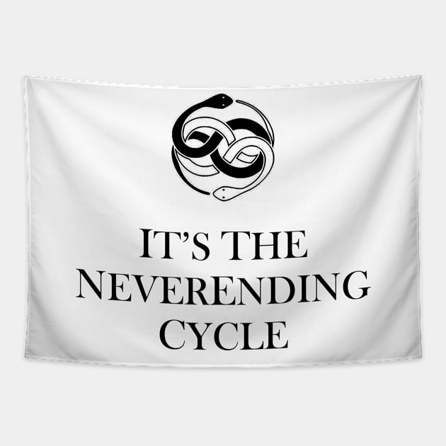 Neverending Cycle Tapestry by WickedFaery