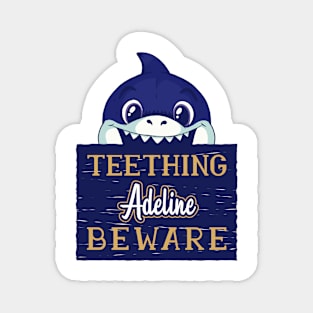 Adeline - Funny Kids Shark - Personalized Gift Idea - Bambini Magnet