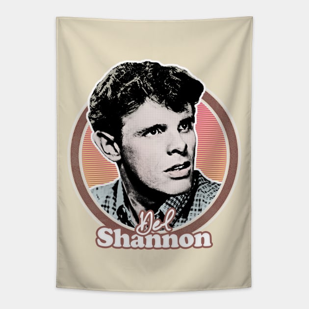 Del Shannon // Retro Style Fan Design Tapestry by DankFutura