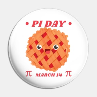 Pi Day March 14 Kawaii Pie Pin