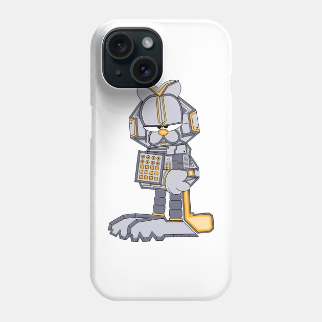 mecha cyborg Garfield artwork Phone Case by ryroxtoons