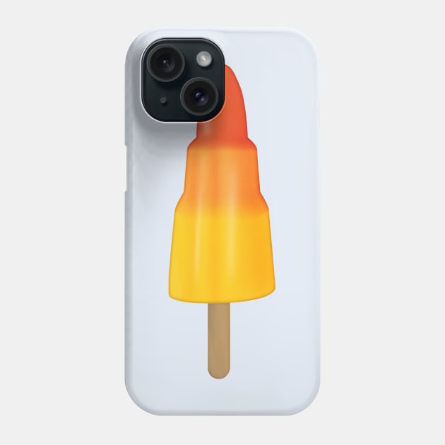 Orange Rocket Phone Case by LozMac