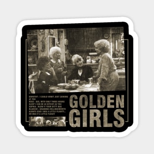 Retro Golden Girls Magnet