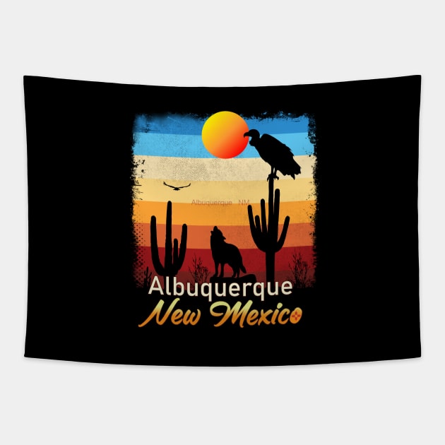 albuquerque New Mexico NM Tapestry by SunsetParadise