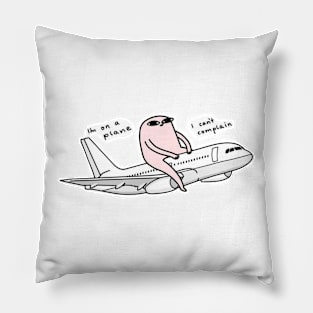 ketnipz on plane Pillow