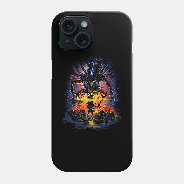 Alien, you shall not pass Phone Case by Zascanauta