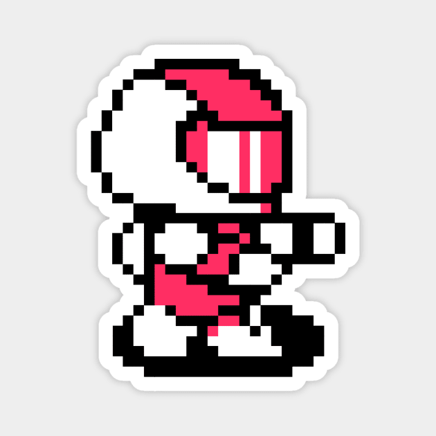 Old School Games - Blaster Master Magnet by wyckedguitarist