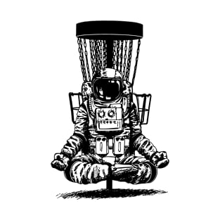 Astronaut Disc Golf yoga Basket T-Shirt