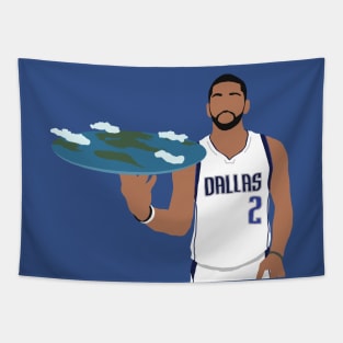 Kyrie Irving Flat Earth (Dallas) Tapestry