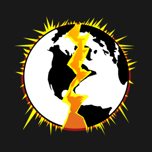 EXPLODING EARTHS PLANET LOGO FULL COLOR T-Shirt