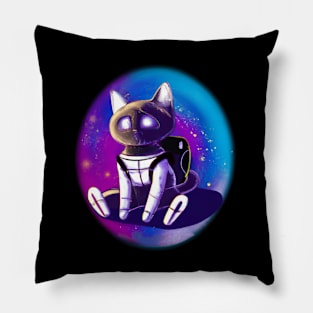 Cyberpunk Kitty Pillow