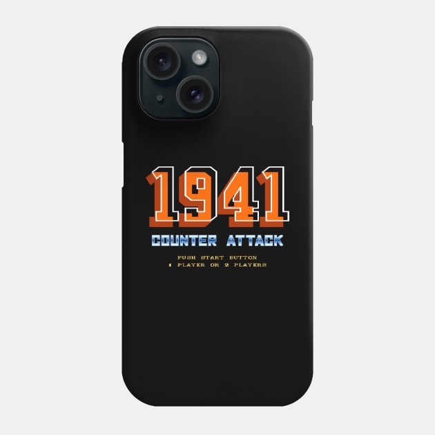 Mod.1 Arcade 1941 Counter Attack Flight Fighter Video Game Phone Case by parashop