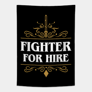 Fighter For Hire Tapestry