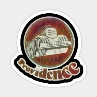 Providence Steamrollers Basketball Magnet