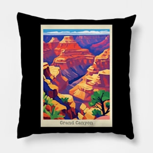 fauvism art of grand canyon usa Pillow