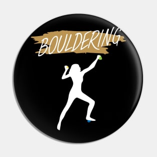 Bouldering women Pin