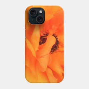 Orange Poppy Flower Phone Case