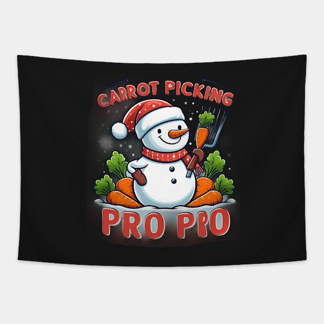 Carrot Picking Pro Tapestry by ramith-concept