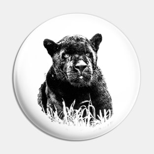 Black jaguar Pin