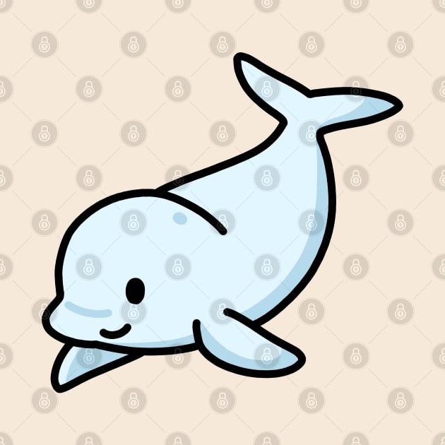 Beluga by littlemandyart