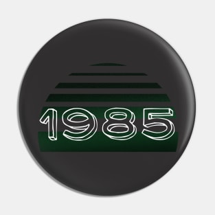 Vintage 1985 retro-green Pin