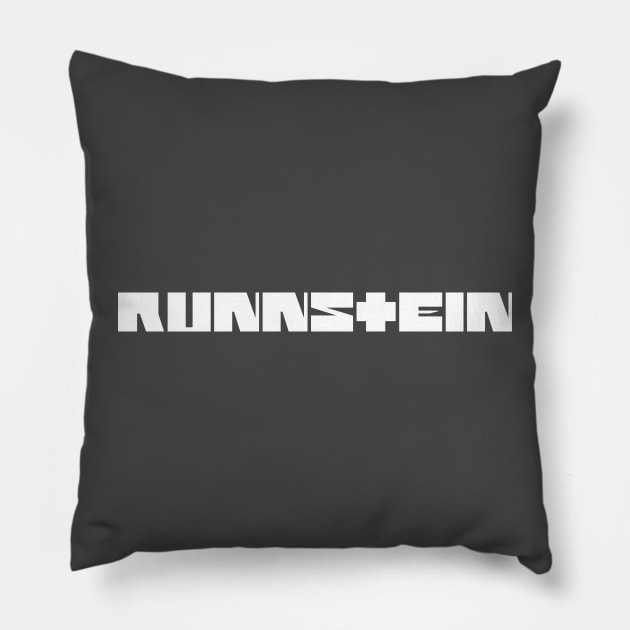 Runnstein Pillow by TheHauntedRunner