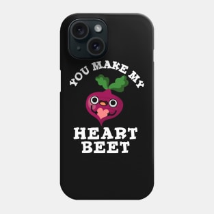 You Make My Heart Beet Cute Veggie Pun Phone Case