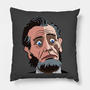 Surprised Abe Lincoln Pillow