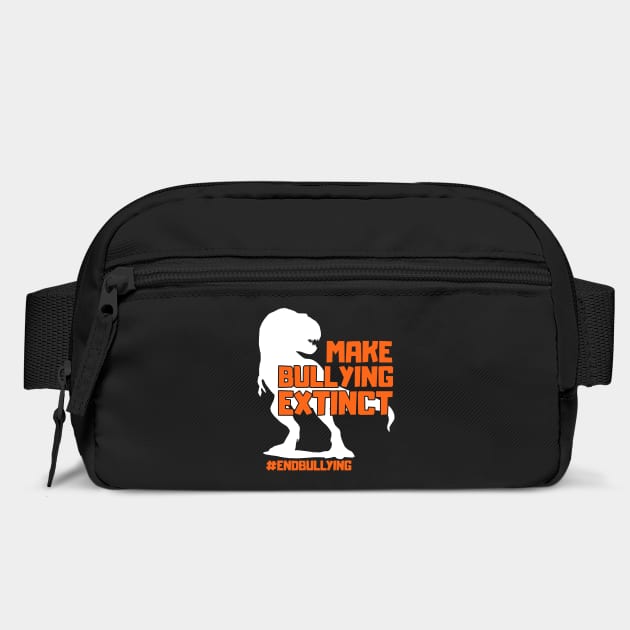 Make Bullying Extinct Unity Day Anti Bullying Orange Dinosaur by Tshirtiz