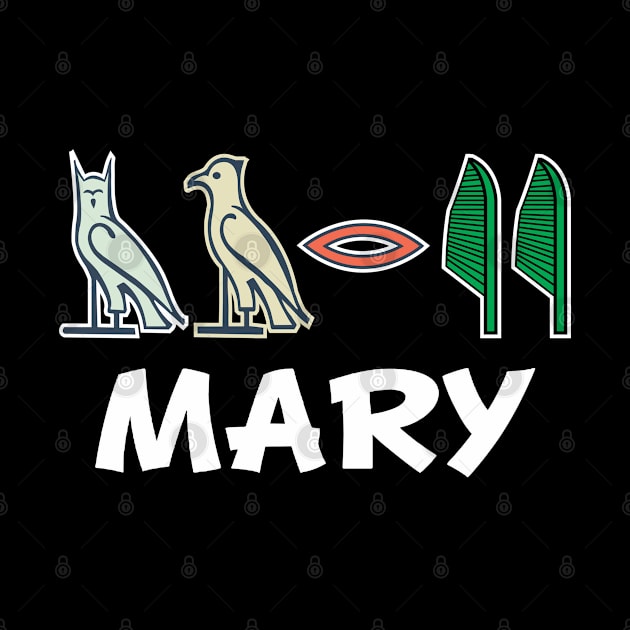 MARY-American names in hieroglyphic letters,  a Khartouch by egygraphics