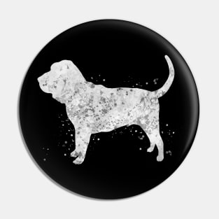 Bloodhound dog Pin