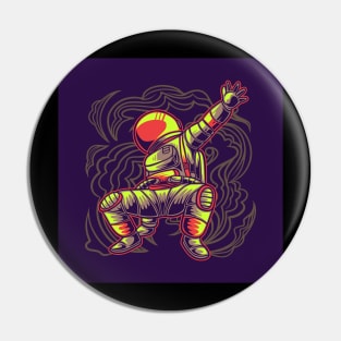 astronaut-break-dance Pin