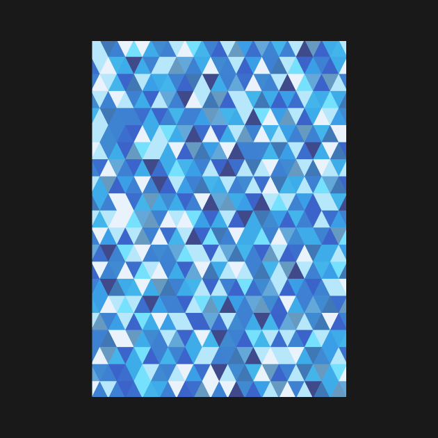 Colourful Geometry - Blues Palette by Blue-Banana