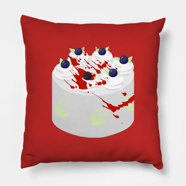 Parasite Birthday Cake Pillow by DebbieMongrel