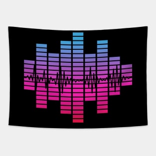 Music Beat Music Lover Vintage Design Tapestry