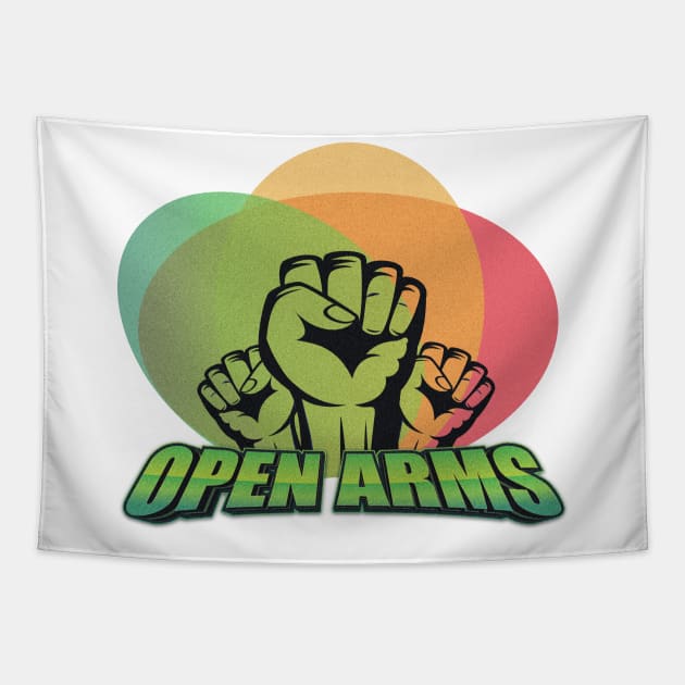 Open Arms Tapestry by Sanzida Design