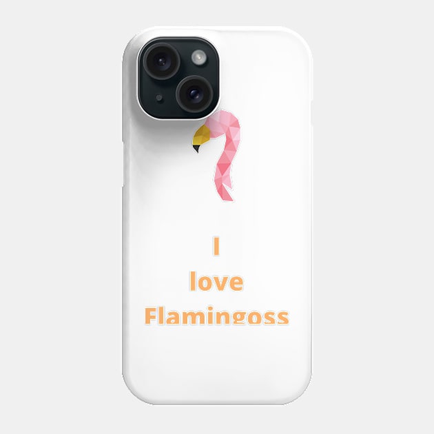 - Flamingos Phone Case by PsyCave