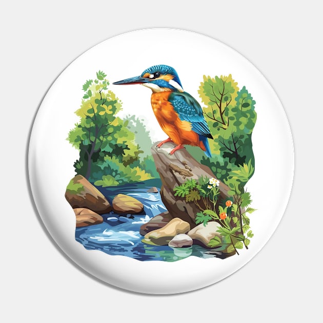 Kingfisher Pin by zooleisurelife