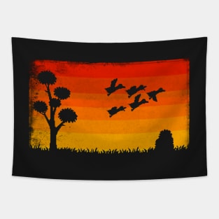 Duck Hunt Lake Tapestry