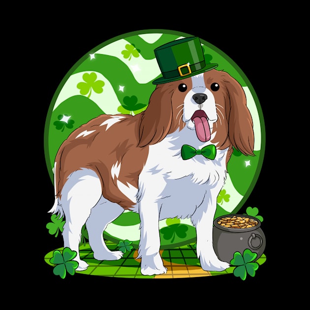 Cavalier King Charles Spaniel St Patricks Day Leprechaun by Noseking