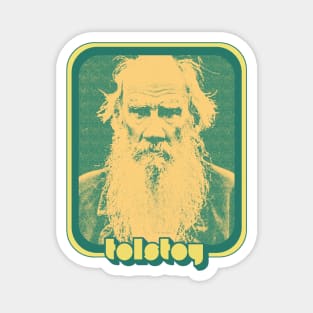 Leo Tolstoy // Retro Aesthetic Fan Art Magnet