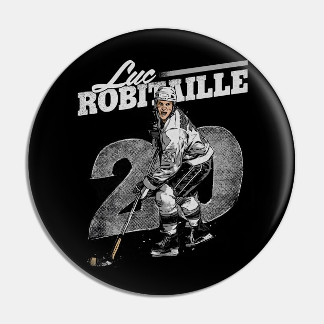 Luc Robitaille Los Angeles Retro Pin by lavonneroberson