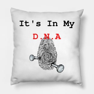 It's In My DNA,Love,fingerprint,heart,boyfriend,girlfriend,friends Pillow