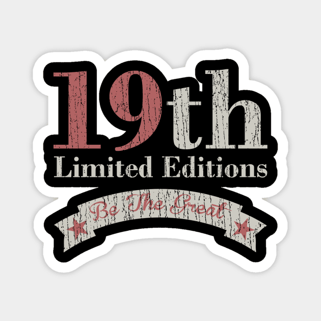 19th - Limited Editions Magnet by anwara