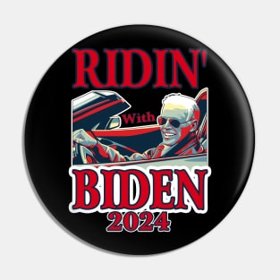 Ridin With Biden 2024 shirt, Biden Harris 2024 shirt , Biden For President LTSD13 Pin