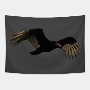 Turkey Vulture in Flight Tapestry