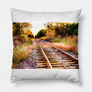 Railway Tracks 1 Pillow