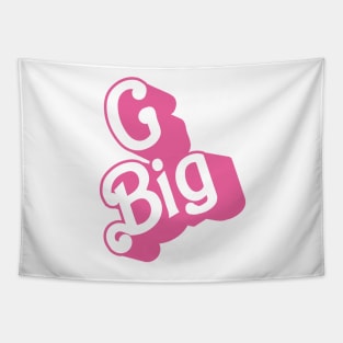 GBig Pink, Little big grand big reveal college sorority bid day Tapestry